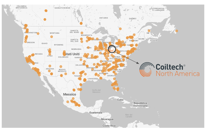 Coiltech USA Visitor Map